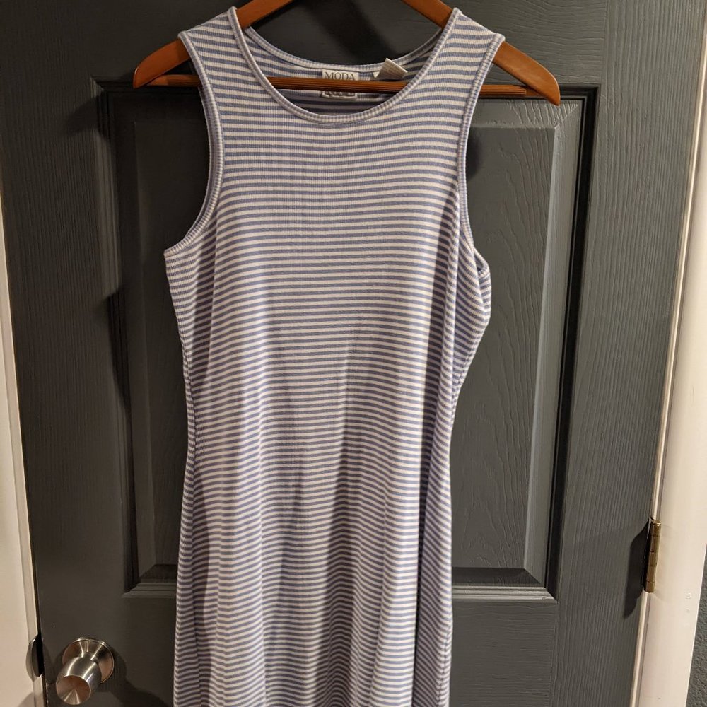 Moda International Striped cotton sundress Victoria Secret